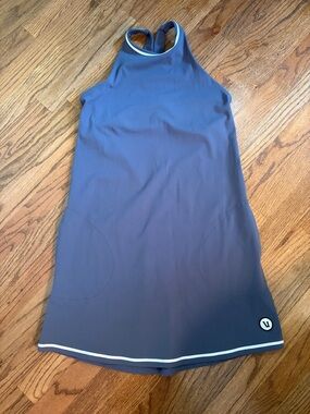Vuori Slate Blue Athletic Tank Dress